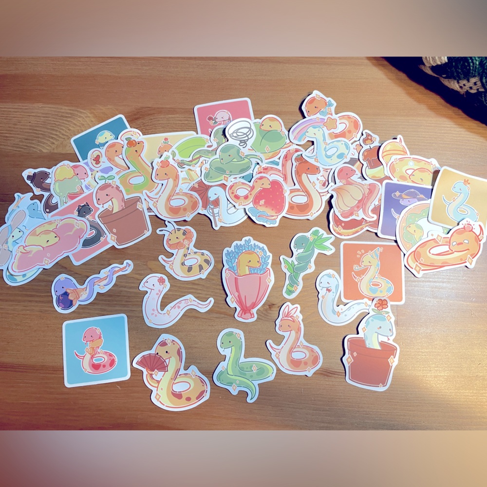 2025 Year of the Snake 50 pc Sticker Pack